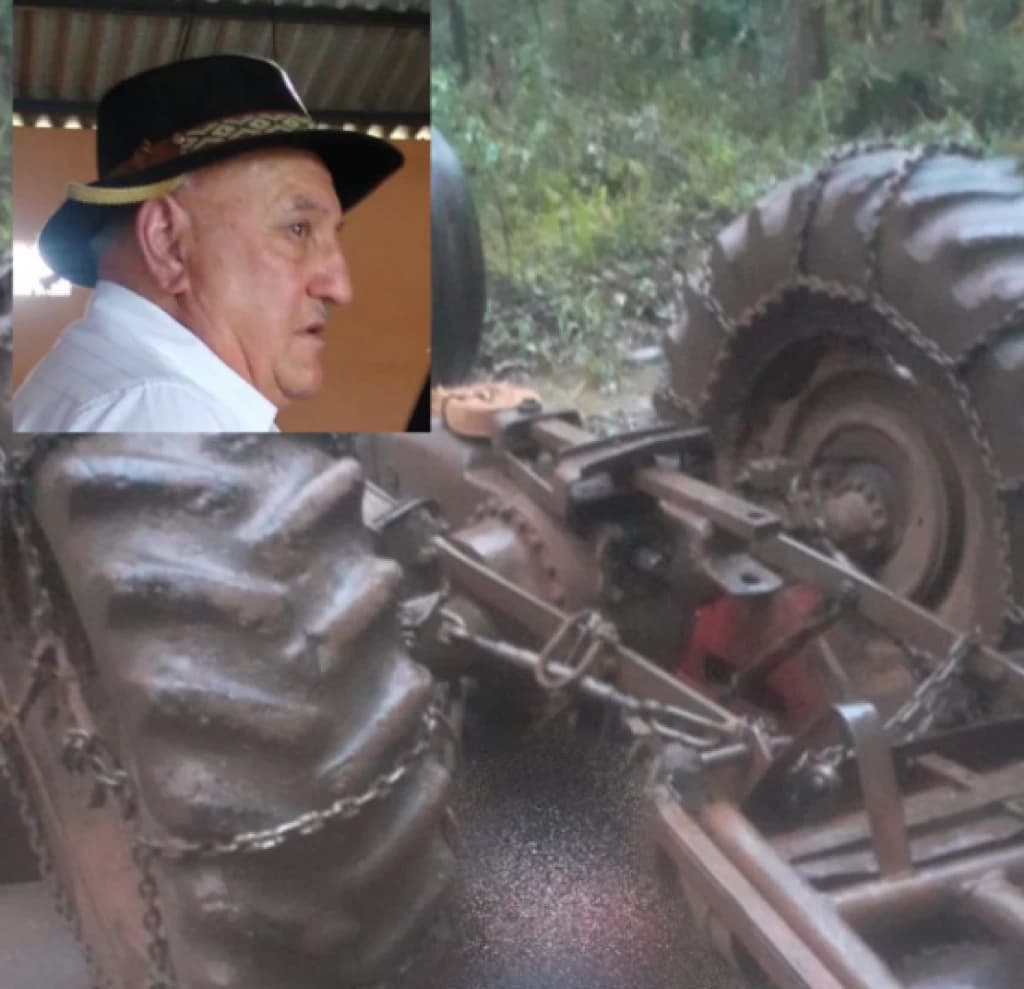 Agricultor morre esmagado por trator em SC