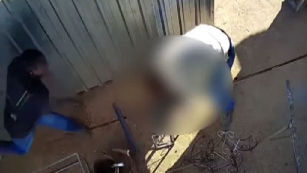 Funcionário pega patrão distraído e racha a cabeça com barra de ferro
