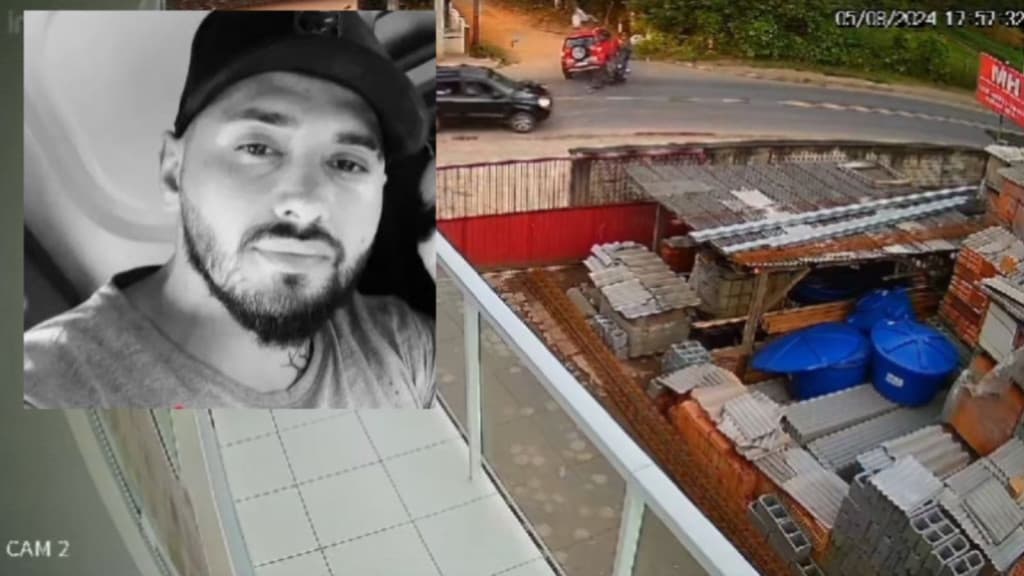 “Morreu ao lado de sua pizzaria”: vídeo mostra acidente que matou empresário em SC