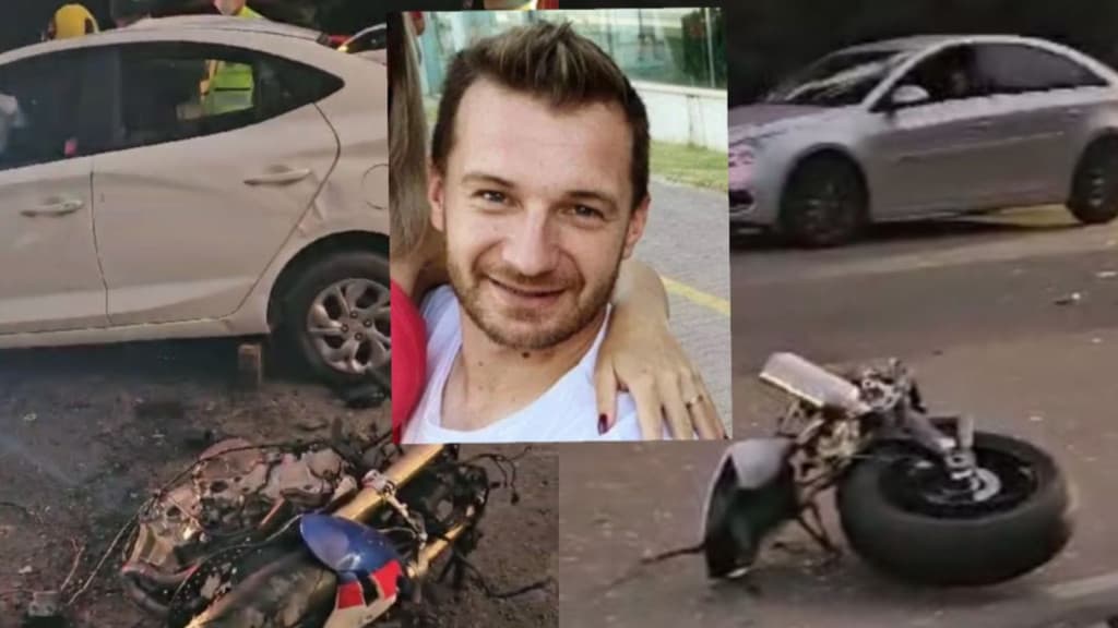 “Assustador”: piloto morre e moto parte ao meio após violento acidente em SC