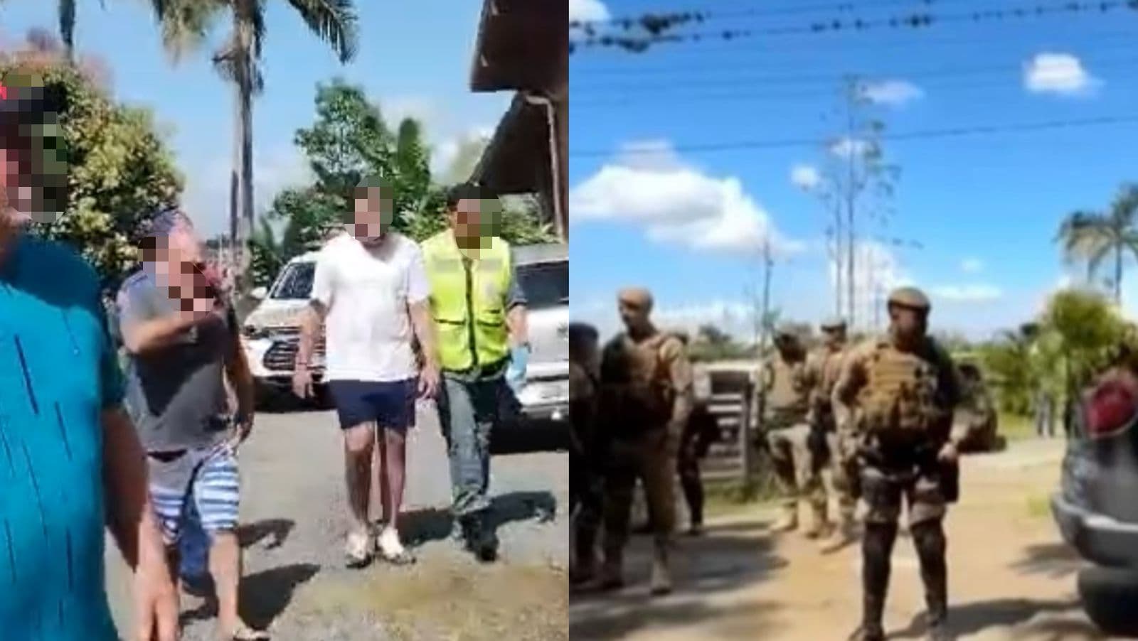 Morador que matou bandidos durante assalto em residência foi encaminhado ao hospital