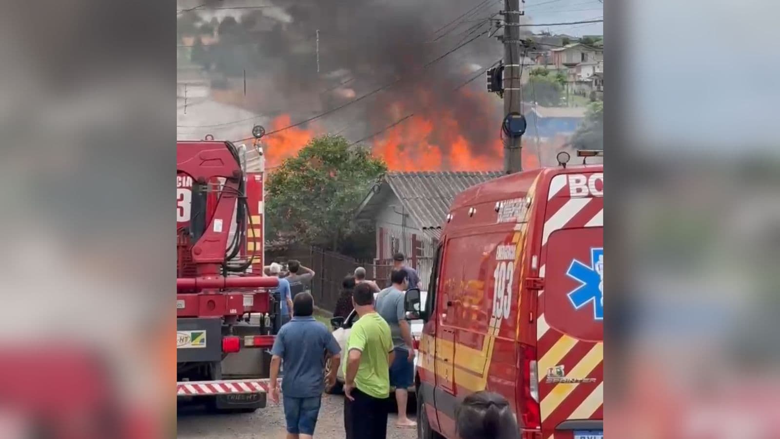 “Trancou dentro do quarto”: Filho mata pai carbonizado após incendiar residência da família
