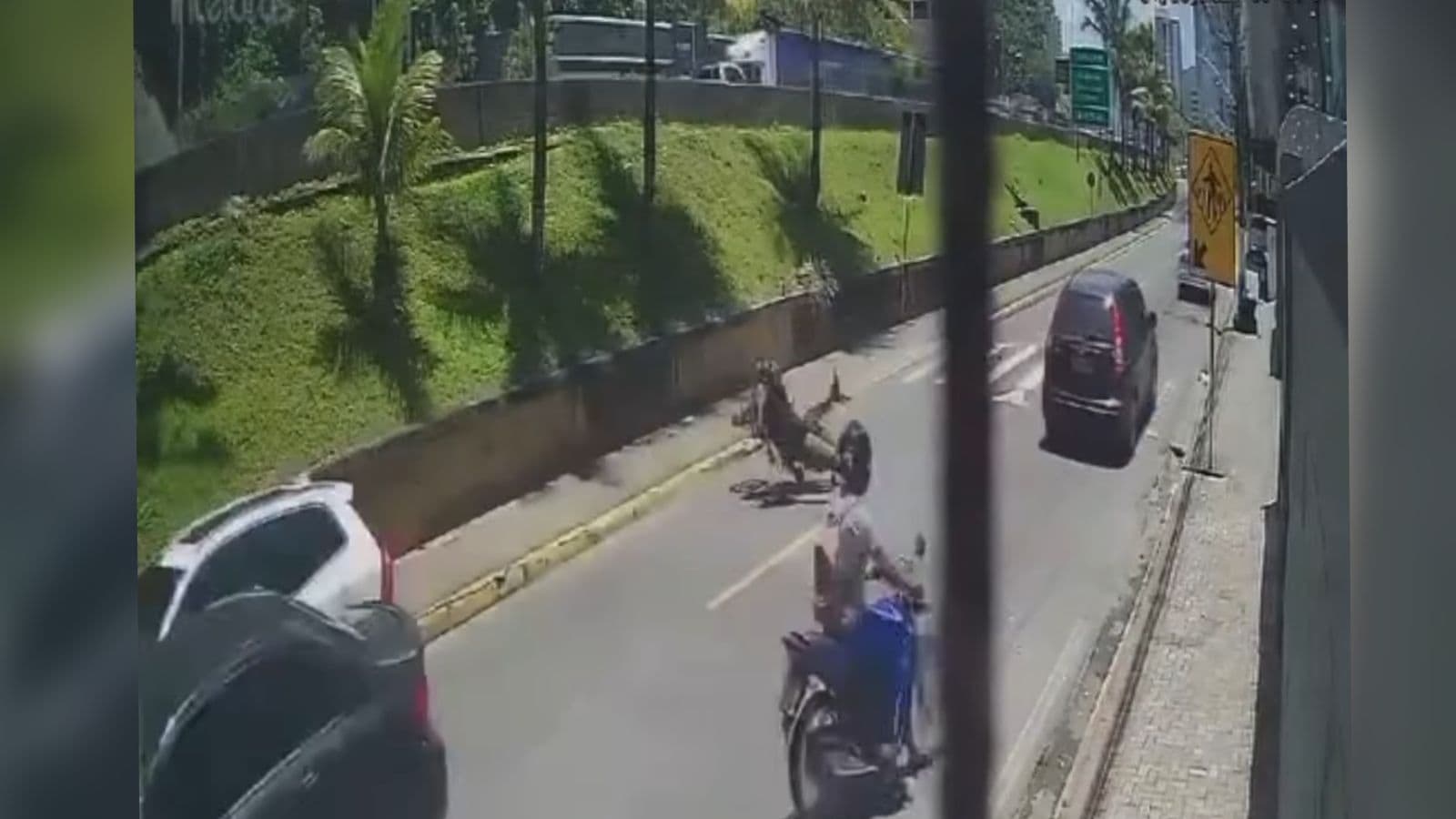 Motociclista é atropelado por veículo em fuga da Guarda Municipal em Itapema