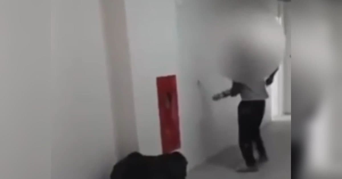 “Tenho filhos para sustentar”: Trabalhador quebra parede de escola após não receber pagamento
