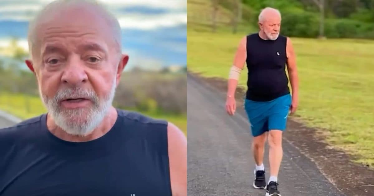 “Andar é de graça”: Lula convida população brasileira a caminhar e cuidar da saúde