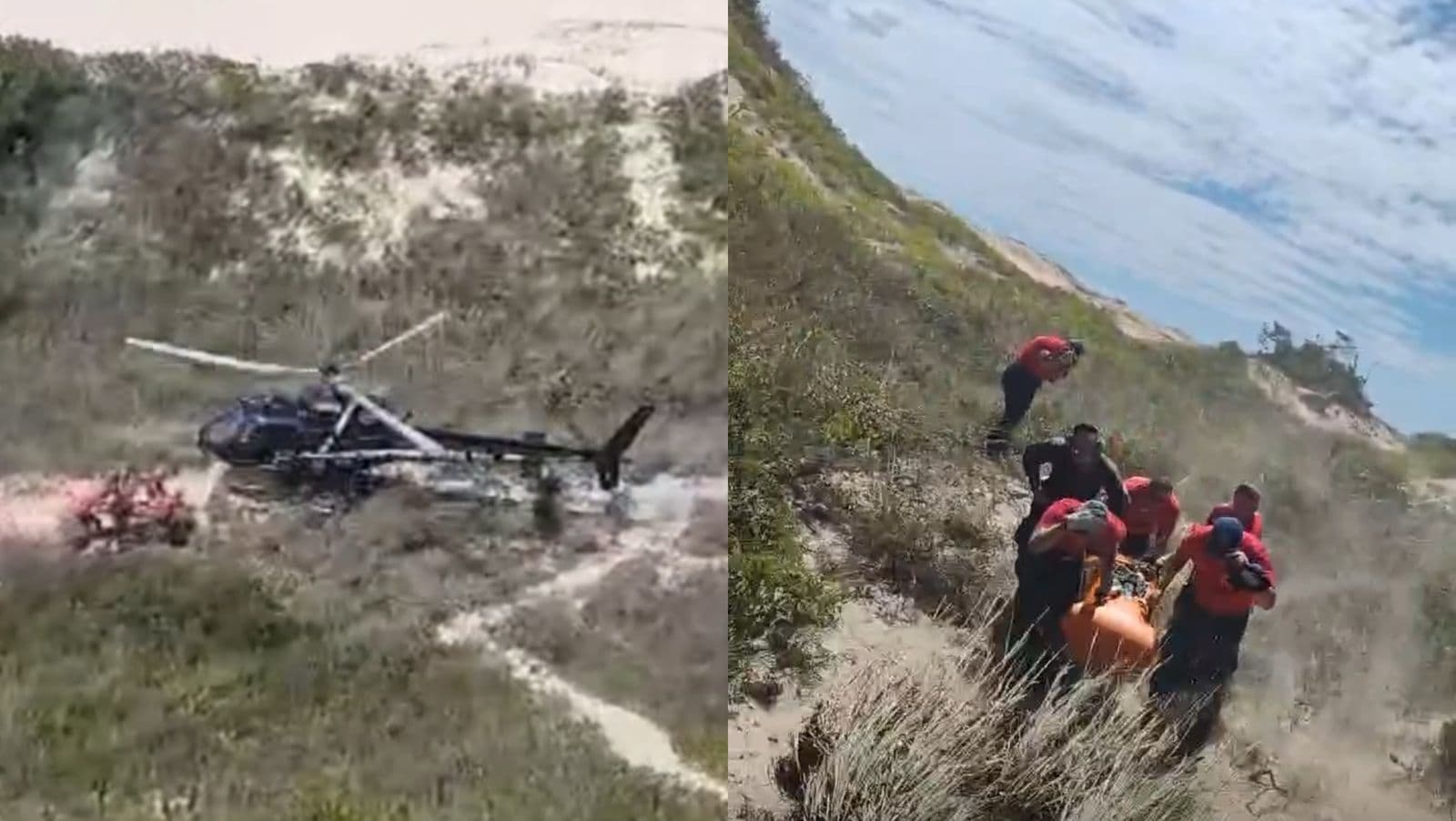 Homem é encontrado sem vida próximo de trilha em praia de Santa Catarina