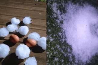 Granizo do tamanho de ovos devasta cidades do Oeste de SC