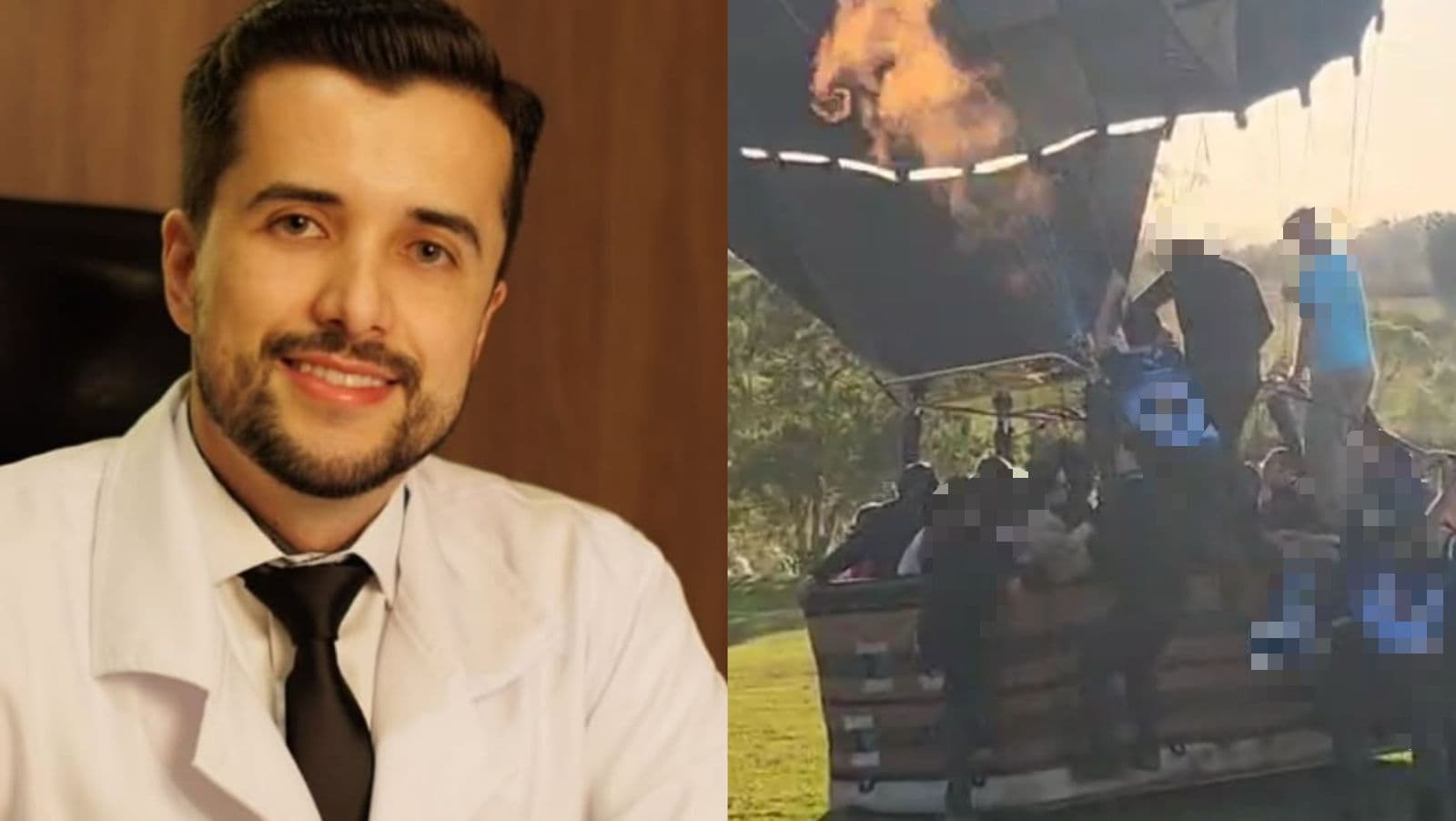 Médico é identificado entre os mortos em tragédia com balão em SC