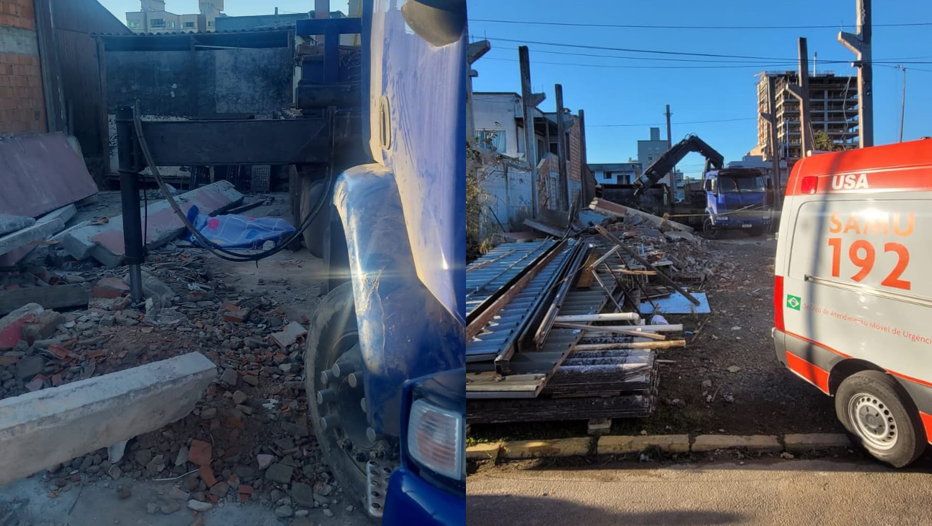 URGENTE: Trabalhador morre em Itapema após acidente