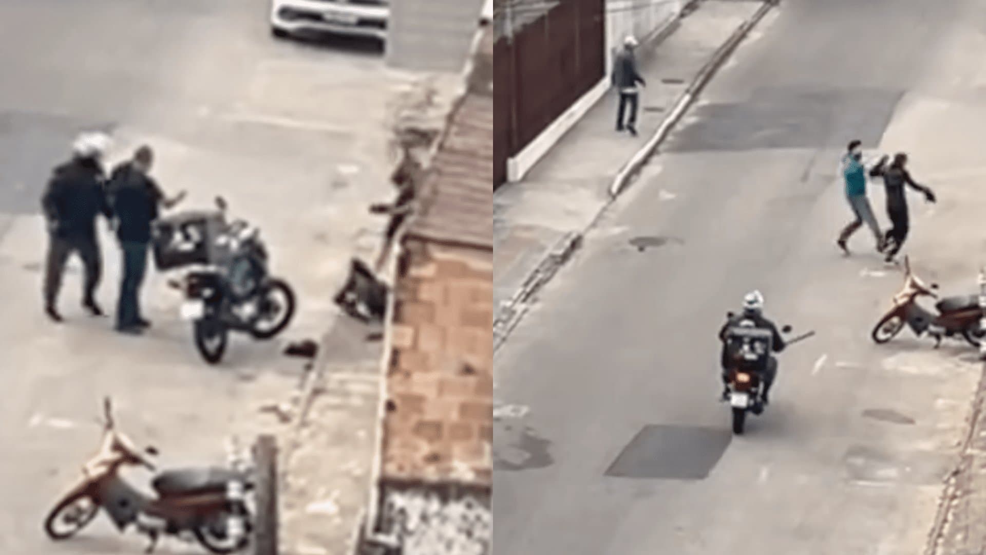 Motoboy herói faz justiça na rua: ladrão corre, tropeça e bambu canta em São José