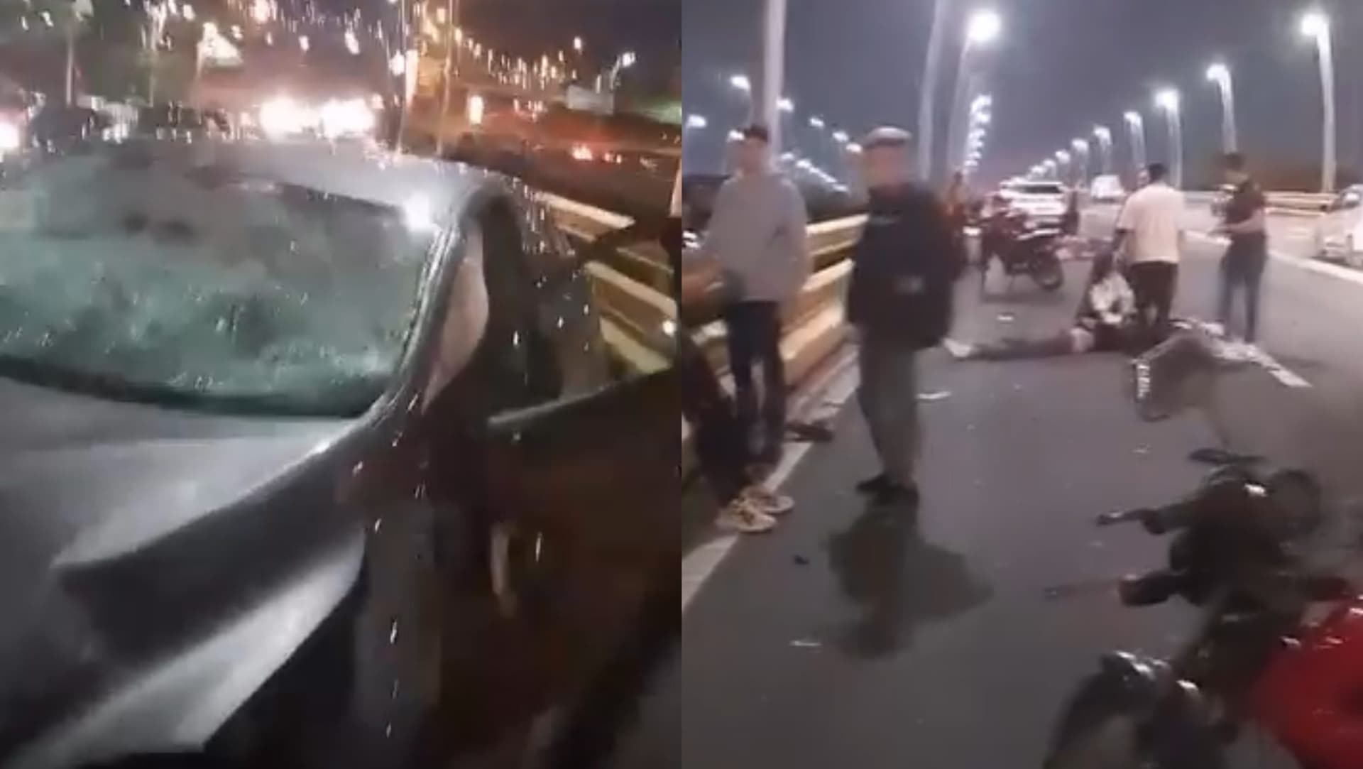 Motoqueiro morre após ser arremessado da Ponte Colombo Salles em Florianópolis