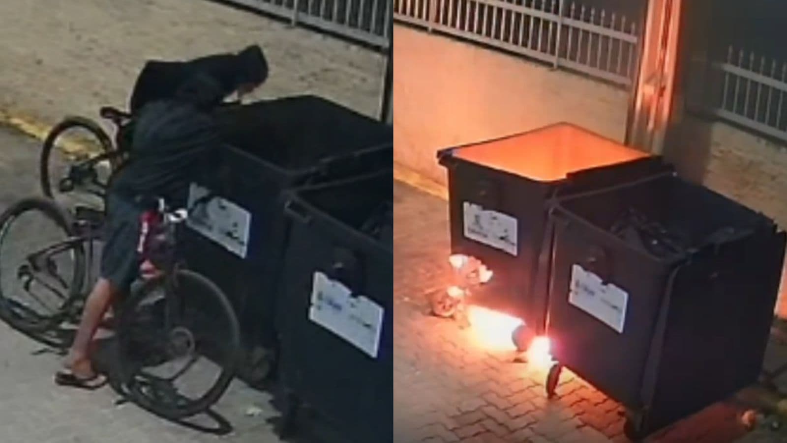 Dupla “Zé e Ruela” ataca em Itapema e ateiam fogo em lixeira; VEJA VÍDEO