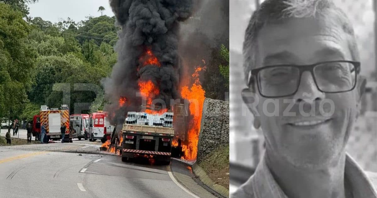 Identificado caminhoneiro morto na BR-282; carro de Tijucas se envolveu no acidente