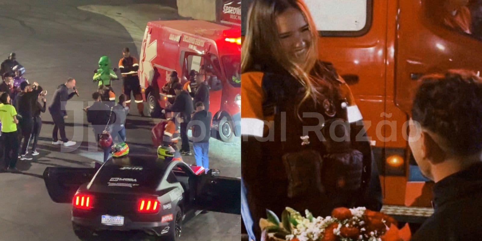 Socorrista é surpreendida com pedido de namoro ao atender “grave acidente” em Balneário Camboriú