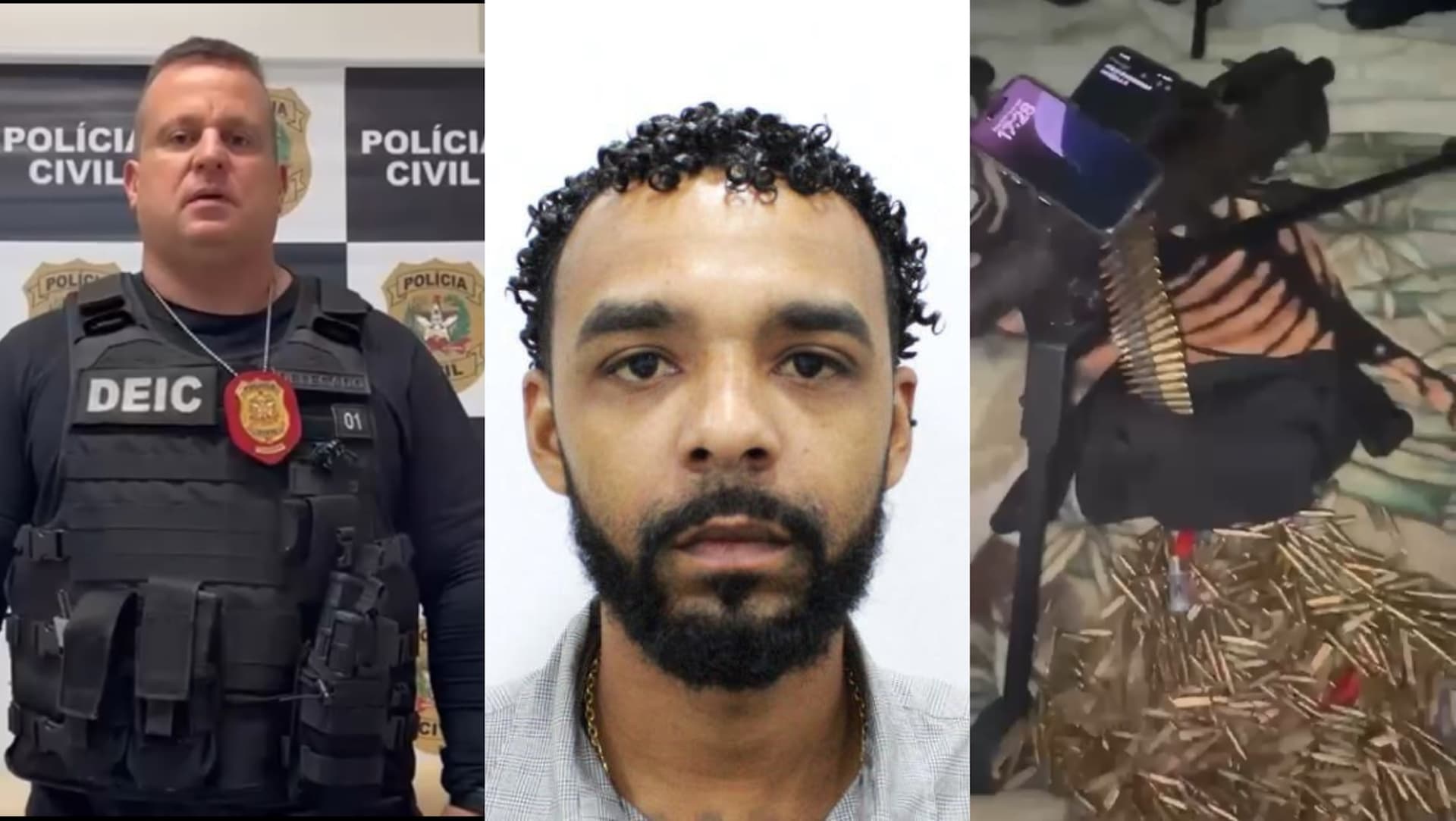 Principal fornecedor de fuzis para o Comando Vermelho é preso em Florianópolis