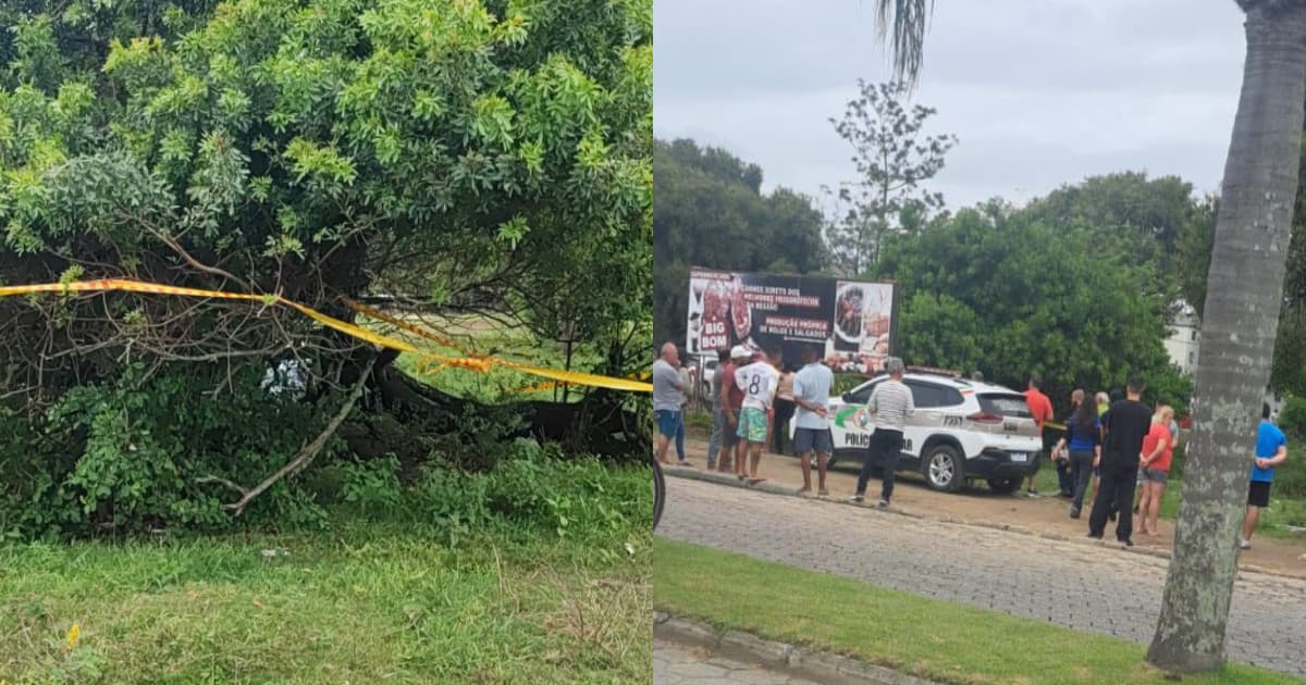 Morador de Tijucas é encontrado sem vida em área de mata a poucos metros de sua casa