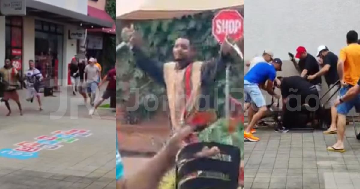 URGENTE: Homem armado com facas invade Outlet em Porto Belo e provoca pânico