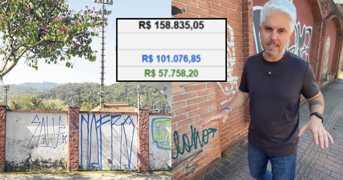 Prefeito de Blumenau fecha o cerco contra pichadores com multa de R$ 150 mil