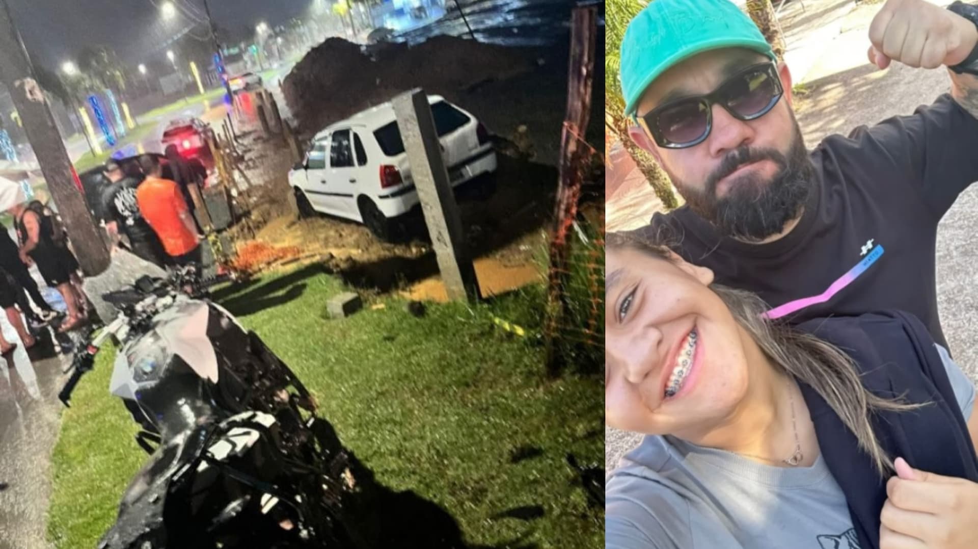 Mais uma tragédia anunciada: motorista bêbado atinge pai e filha em Itajaí