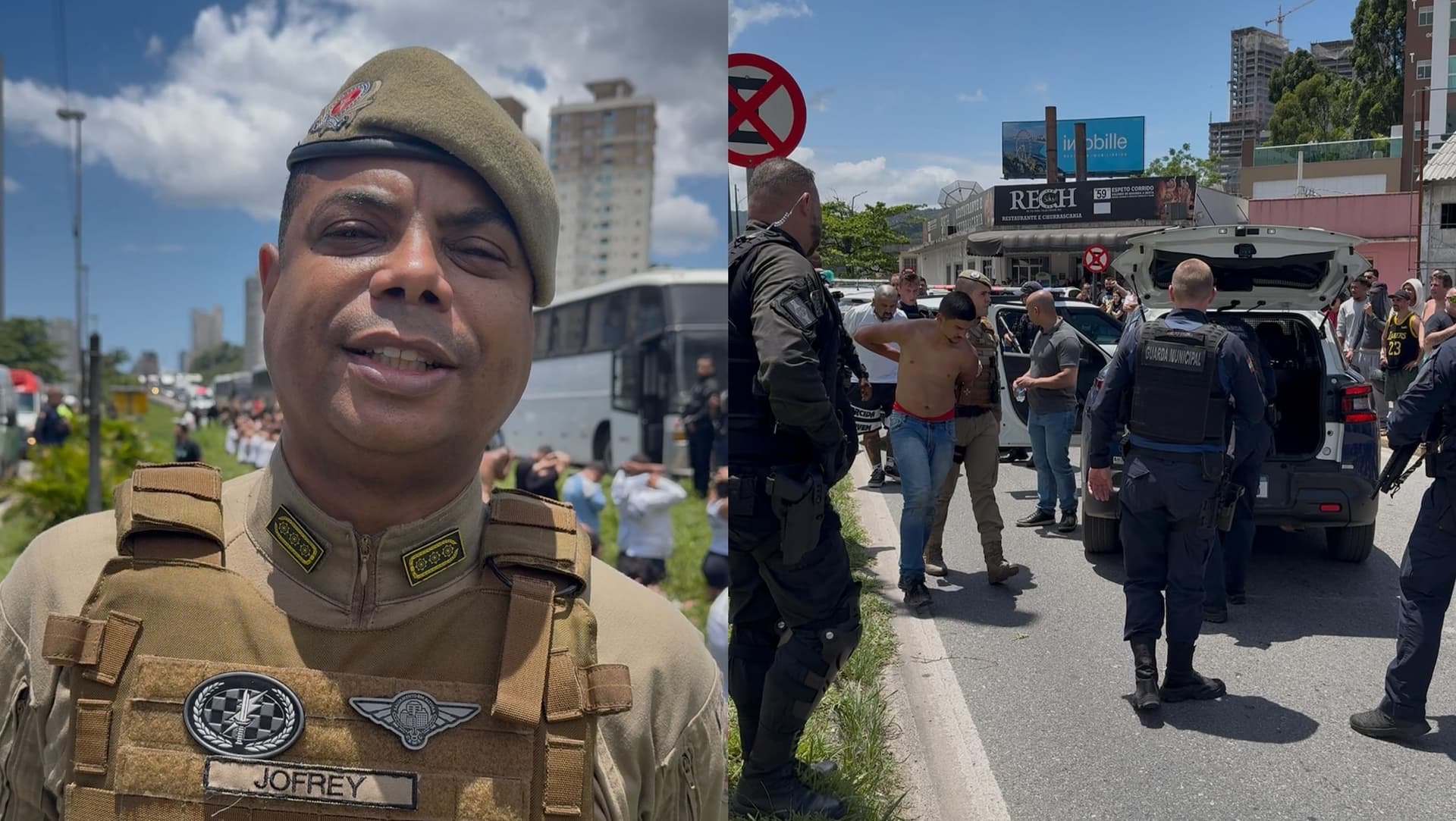 Ataque terrorista em Itapema: motivo da fúria dos torcedores é inacreditável, revela PMSC