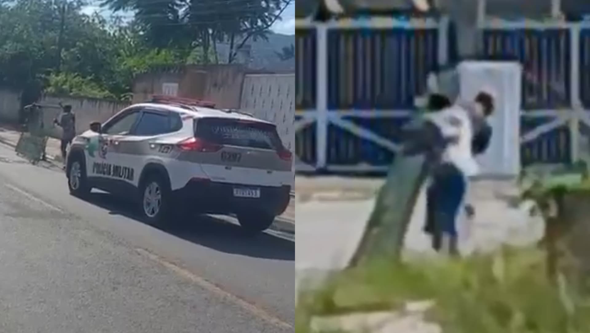 “Satisfatório”: PMSC faz moradores de rua carregarem e devolverem portão furtado em Itajaí