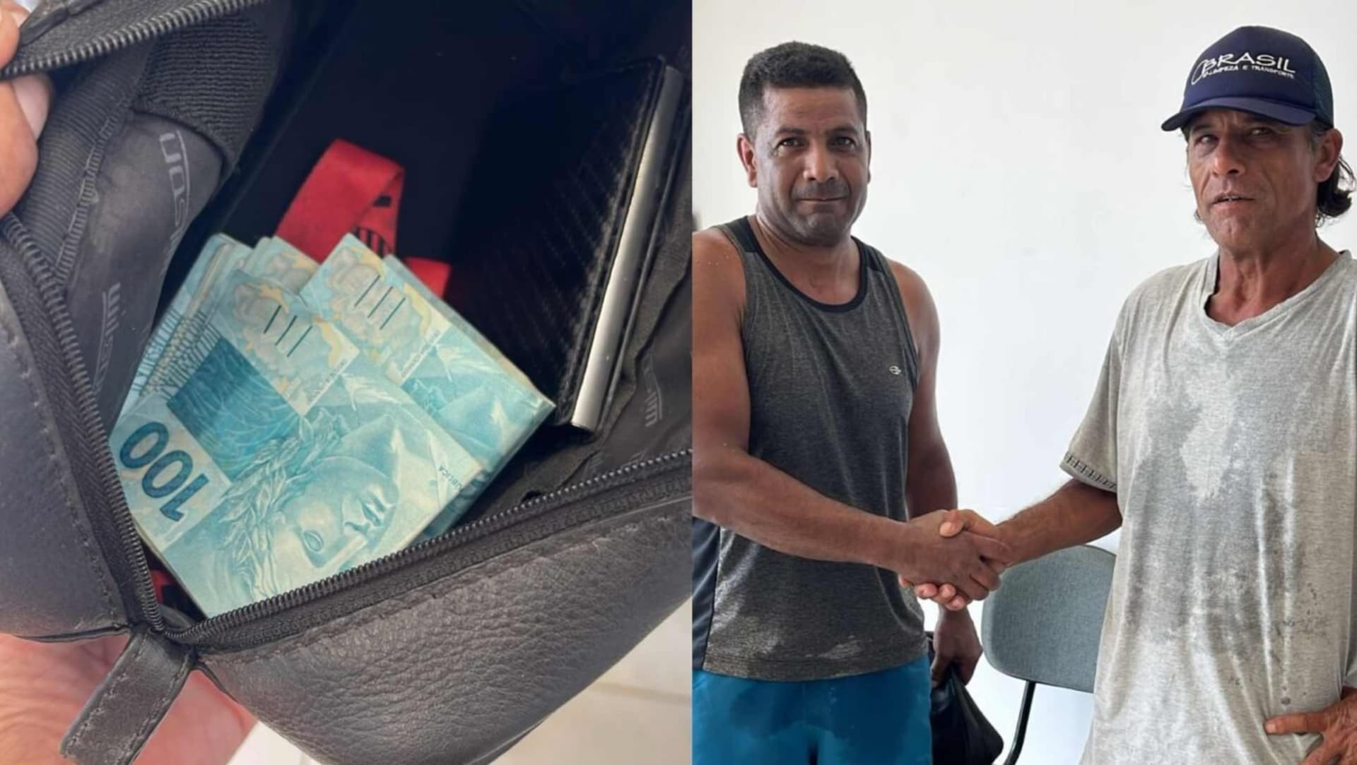 Homem encontra carteira com R$ 3,4 mil e devolve ao dono em Canelinha