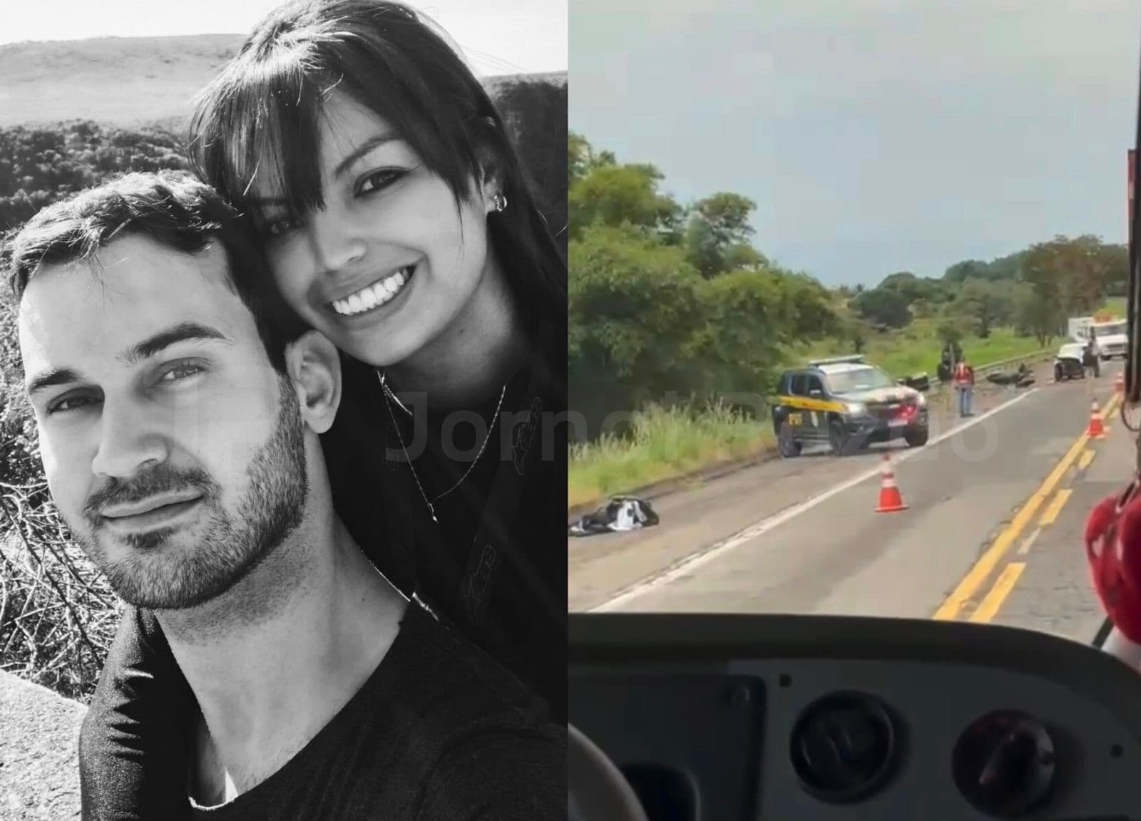 “Juntos até o fim”: casal de Itajaí que compartilhava viagens juntos morrem em gravíssimo acidente