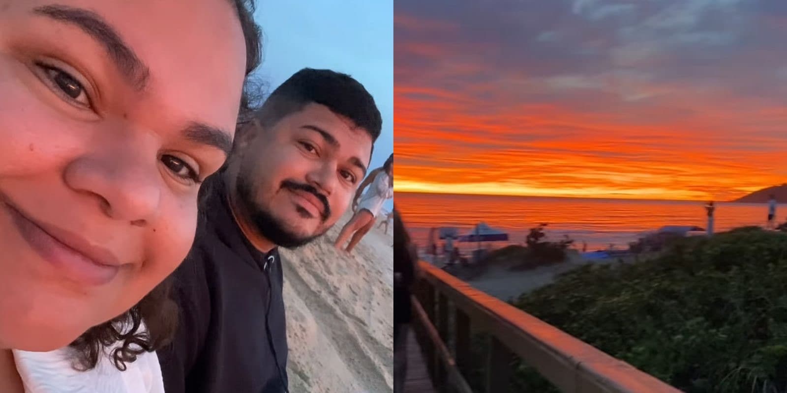 Casal comemora quatro anos de namoro de forma emocionante em Florianópolis: “meu Deus”