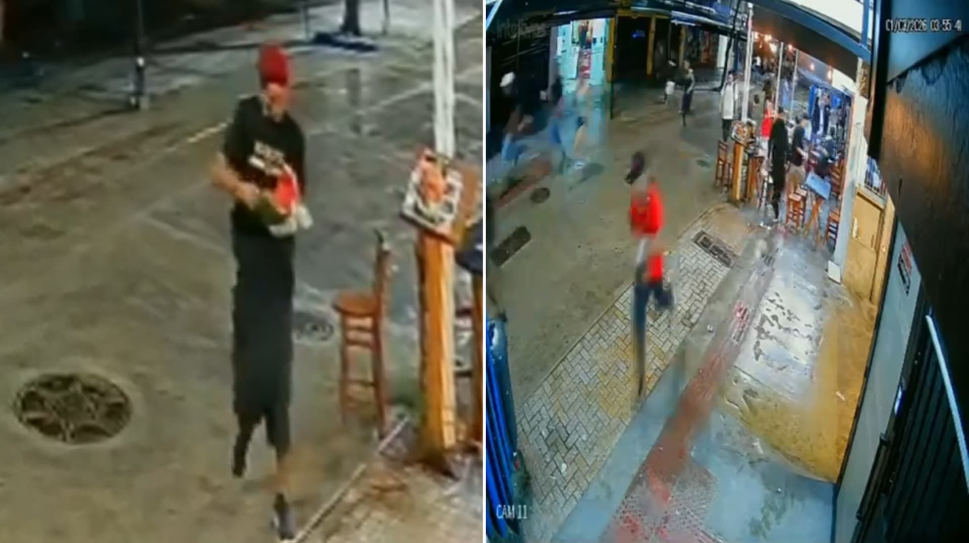 “Ele só tinha paz e uma melancia”: homem ignora tiros em Balneário Camboriú, e vídeo viraliza