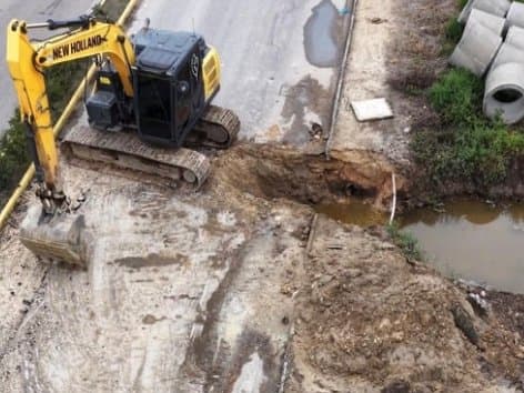 Combate aos alagamentos: Tijucas amplia sistema de drenagem e obras mudam o trânsito na cidade