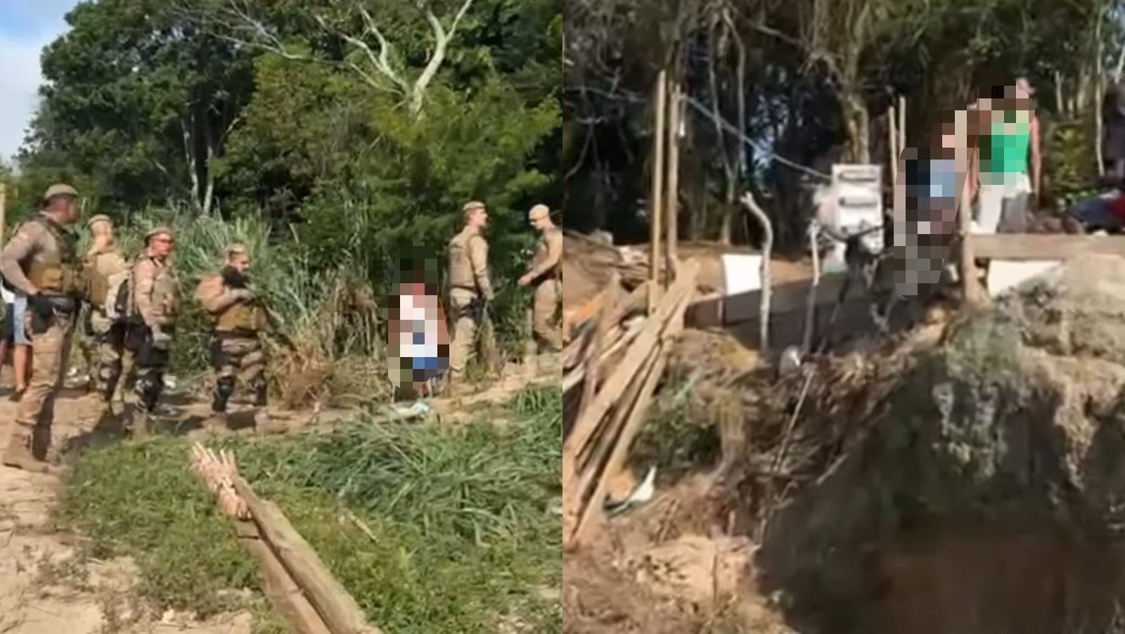 Área preservada em Florianópolis tem construções derrubadas em ação contra invasão