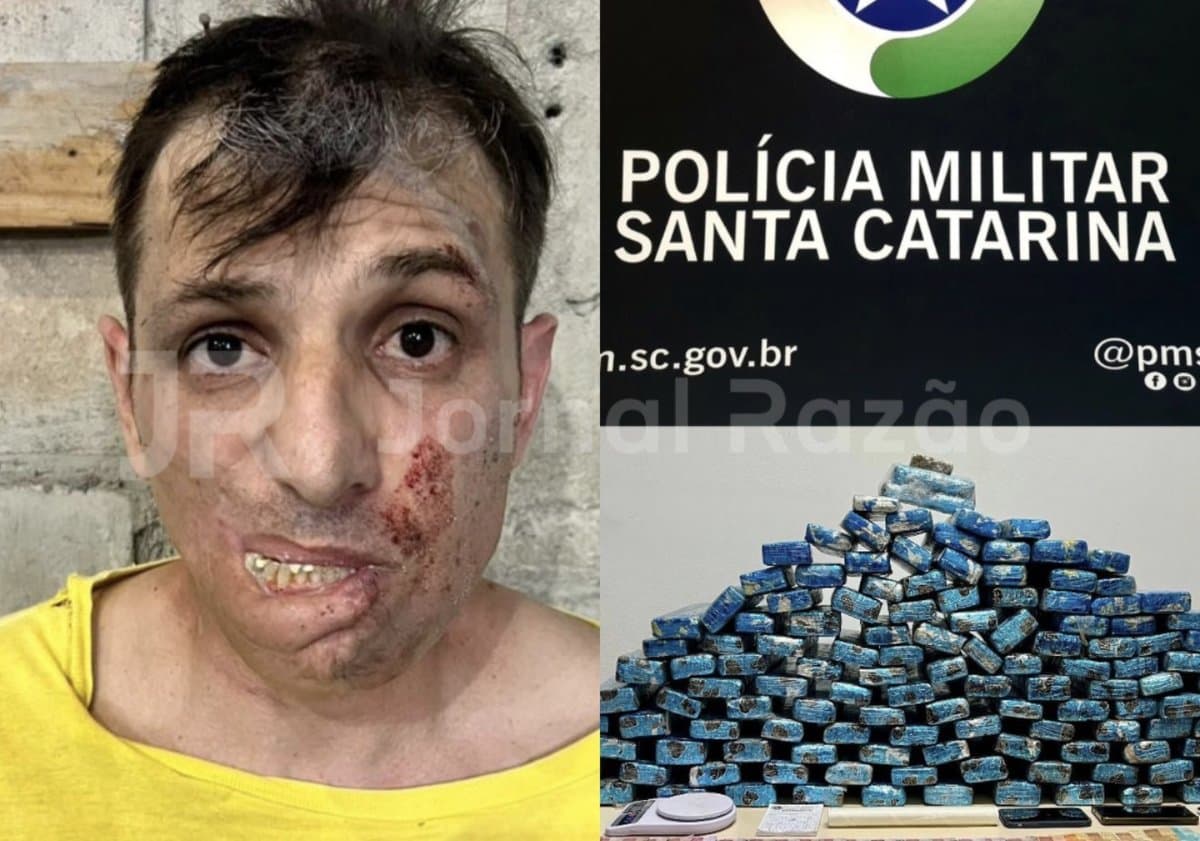 Conhecido traficante “Babão de Floripa” é preso pela PMSC com 95 kg de maconha em São José