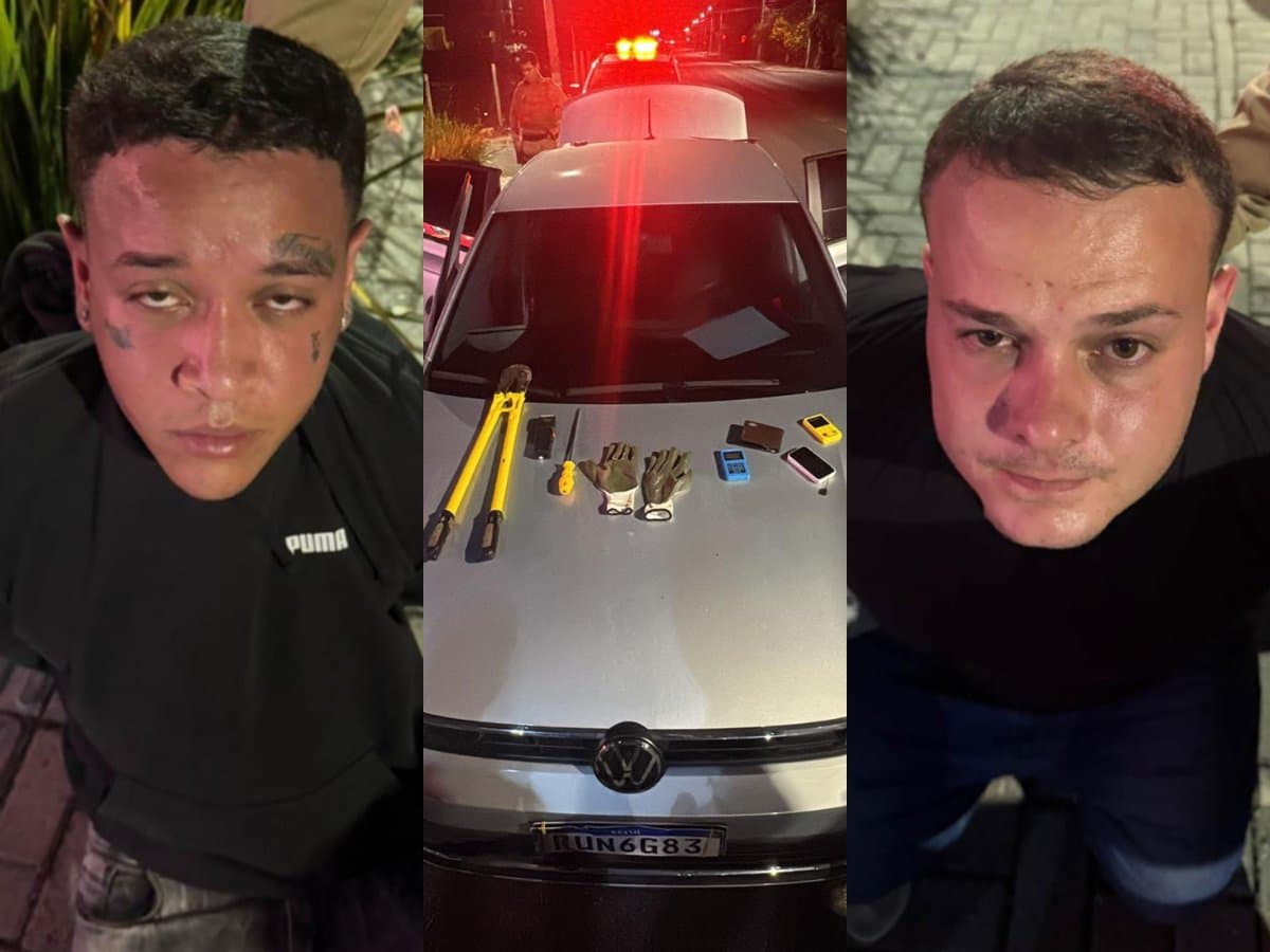 Criminoso do Piauí é preso em flagrante com comparsa de SC após suspeita de furtos em Florianópolis