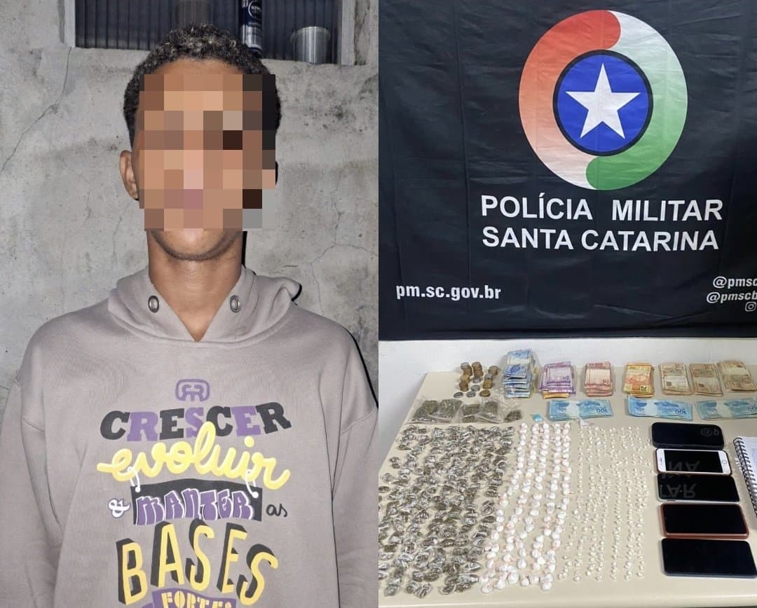 Jovem da Bahia preso por tráfico em SC é solto, mas terá que fazer tratamento no CAPS