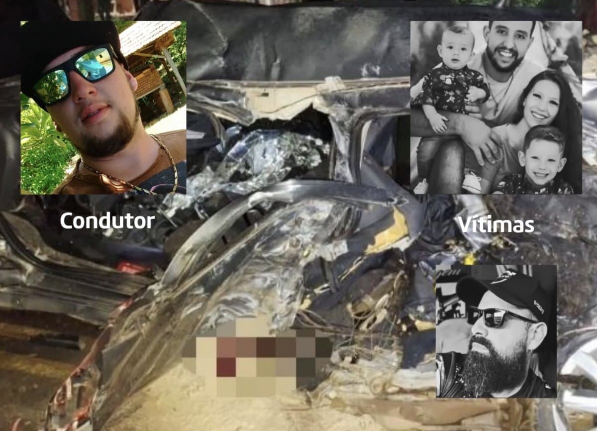 Motorista fugiu após provocar acidente que matou família inteira em SC: “pai, mãe e dois filhos”