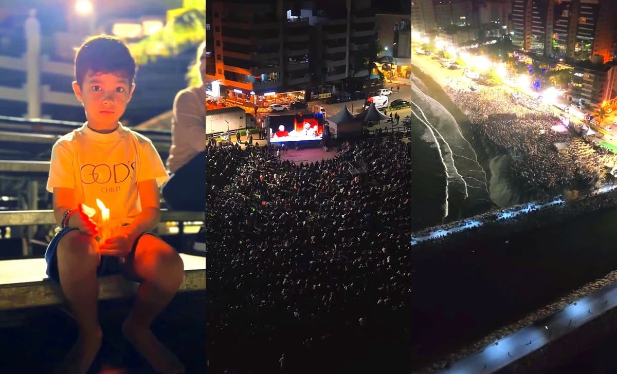 “Unidos pela fé”: Itapema reúne 10 mil pessoas para live de Frei Gilson na Sexta-feira Santa