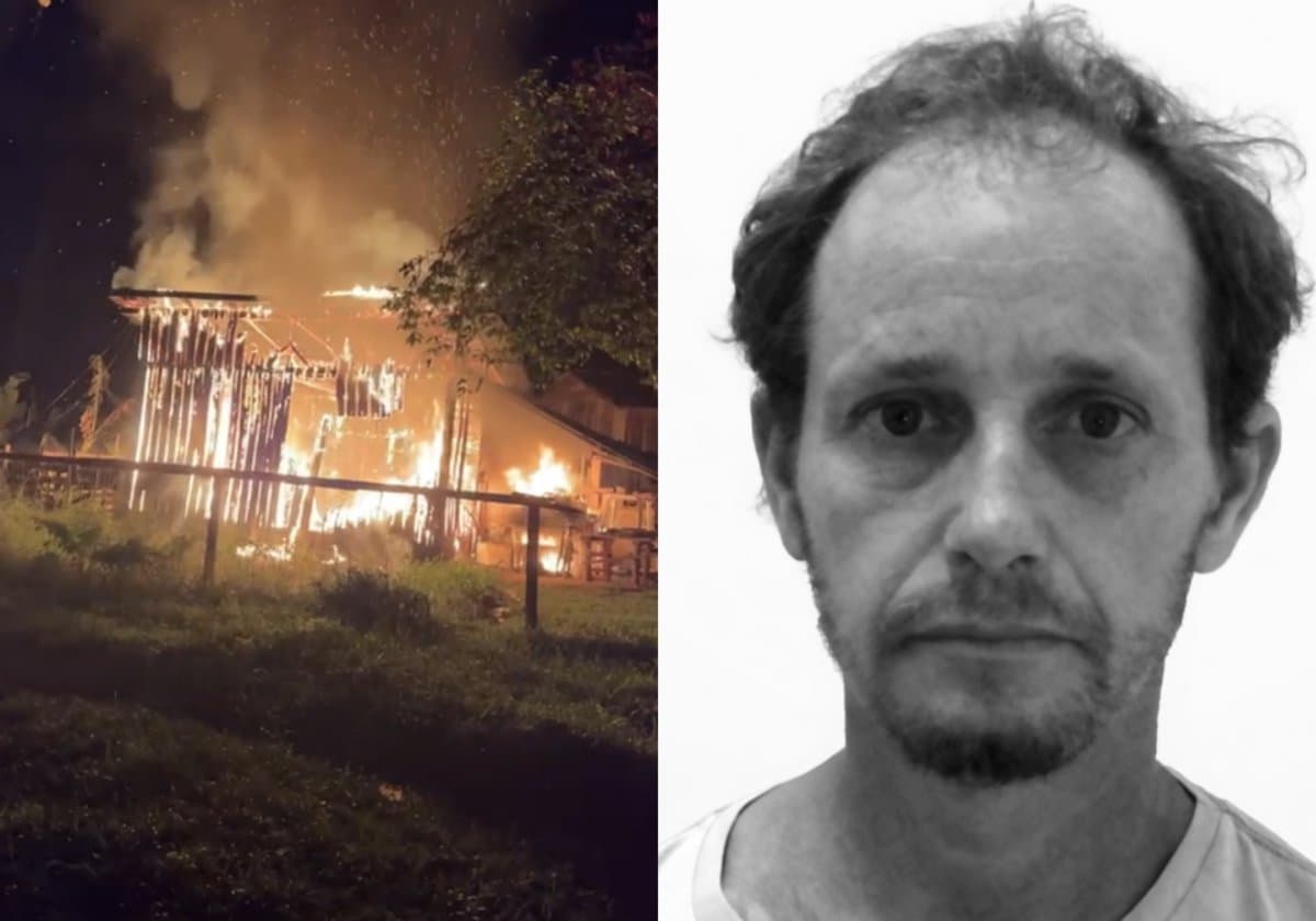 Homem morre carbonizado no Vale do Rio Tijucas após ficar sem energia, acender vela e dormir