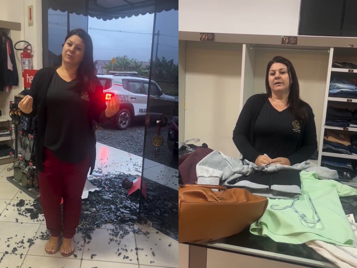 “Vamos recuperar tudo em nome de Jesus”: comerciante lamenta após ter loja saqueada por criminosos em SC