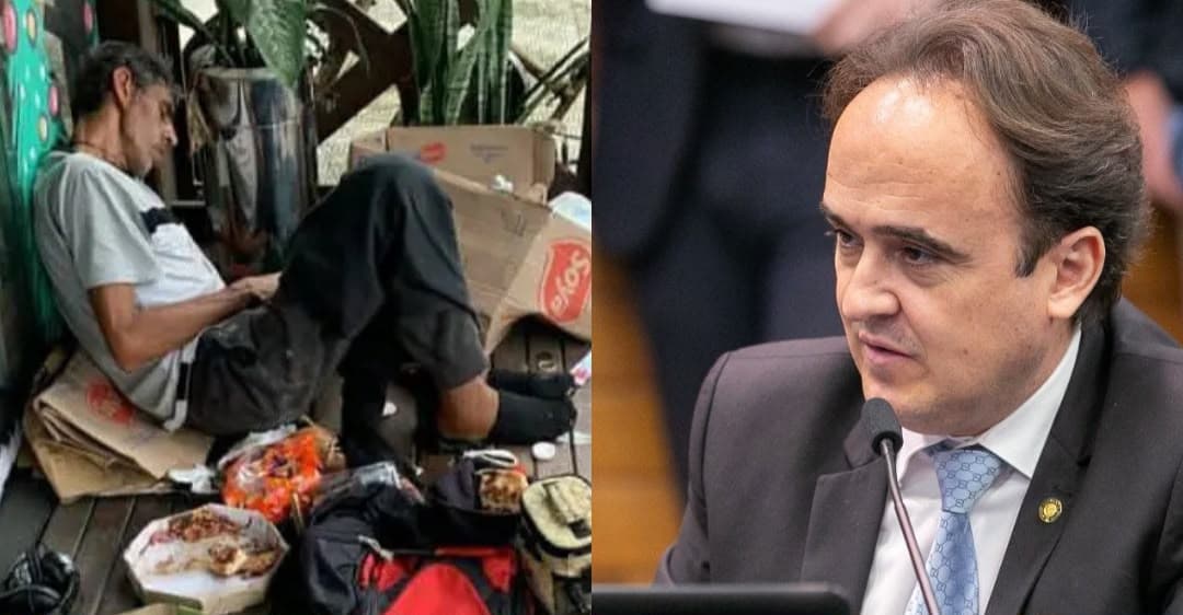 “Fim da farra”: deputado de SC quer cortar bolsa família de morador de rua que negar tratamento