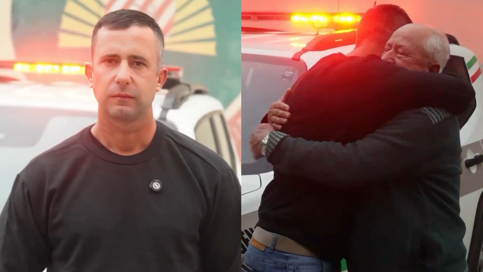 “Sonho meu e do senhor”: filho surpreende o pai policial e anuncia que também vai ingressar na PMSC