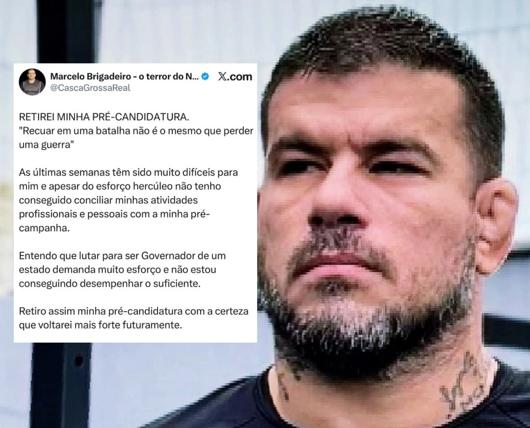 “Difícil decisão”: ex-lutador desiste de pré-candidatura ao Governo de SC pelo Partido Missão