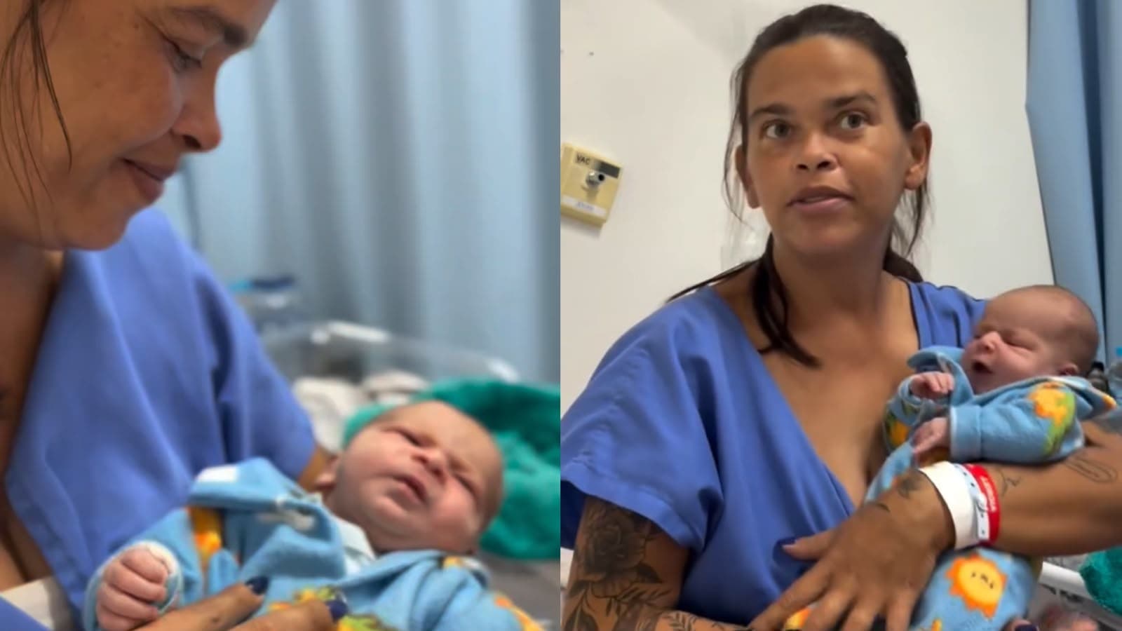 Mulher “achava que era pedra nos rins” e descobre gravidez já em trabalho de parto em Balneário Camboriú