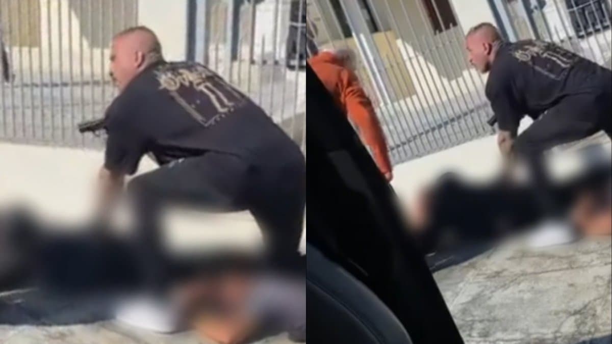 “Ain, meu braço!”: adolescente reclama ao ser detido por roubo de celular em Florianópolis