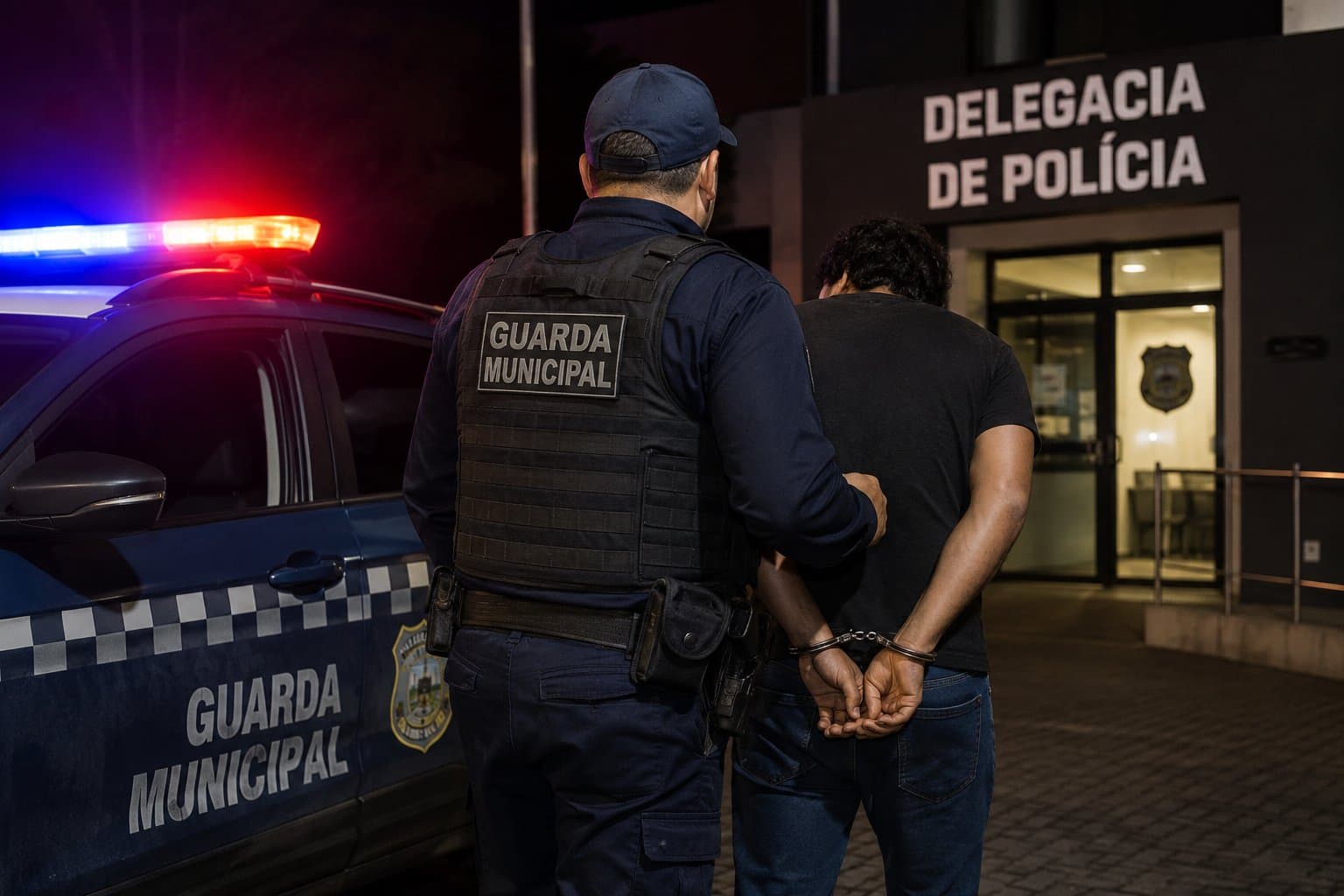 Queria ser preso, levou um “não”, agrediu um guarda e acabou na cadeia