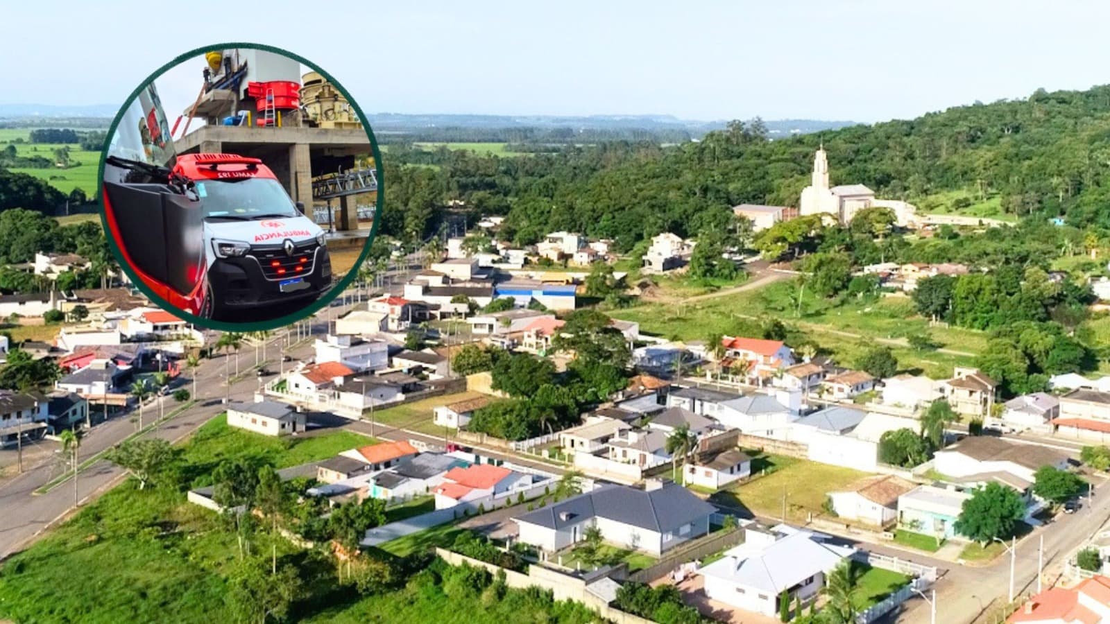 Trabalhador de 40 anos cai dentro de máquina industrial e mobiliza resgate no Sul catarinense