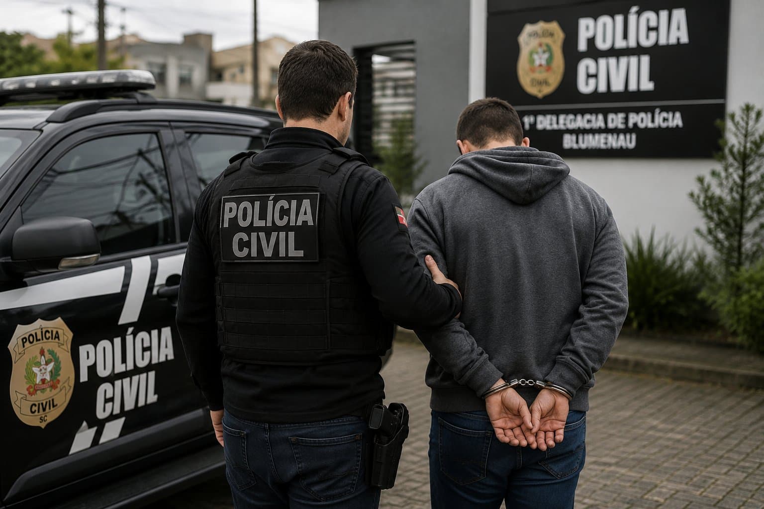 Polícia Civil prende estelionatário suspeito de aplicar golpes em Blumenau