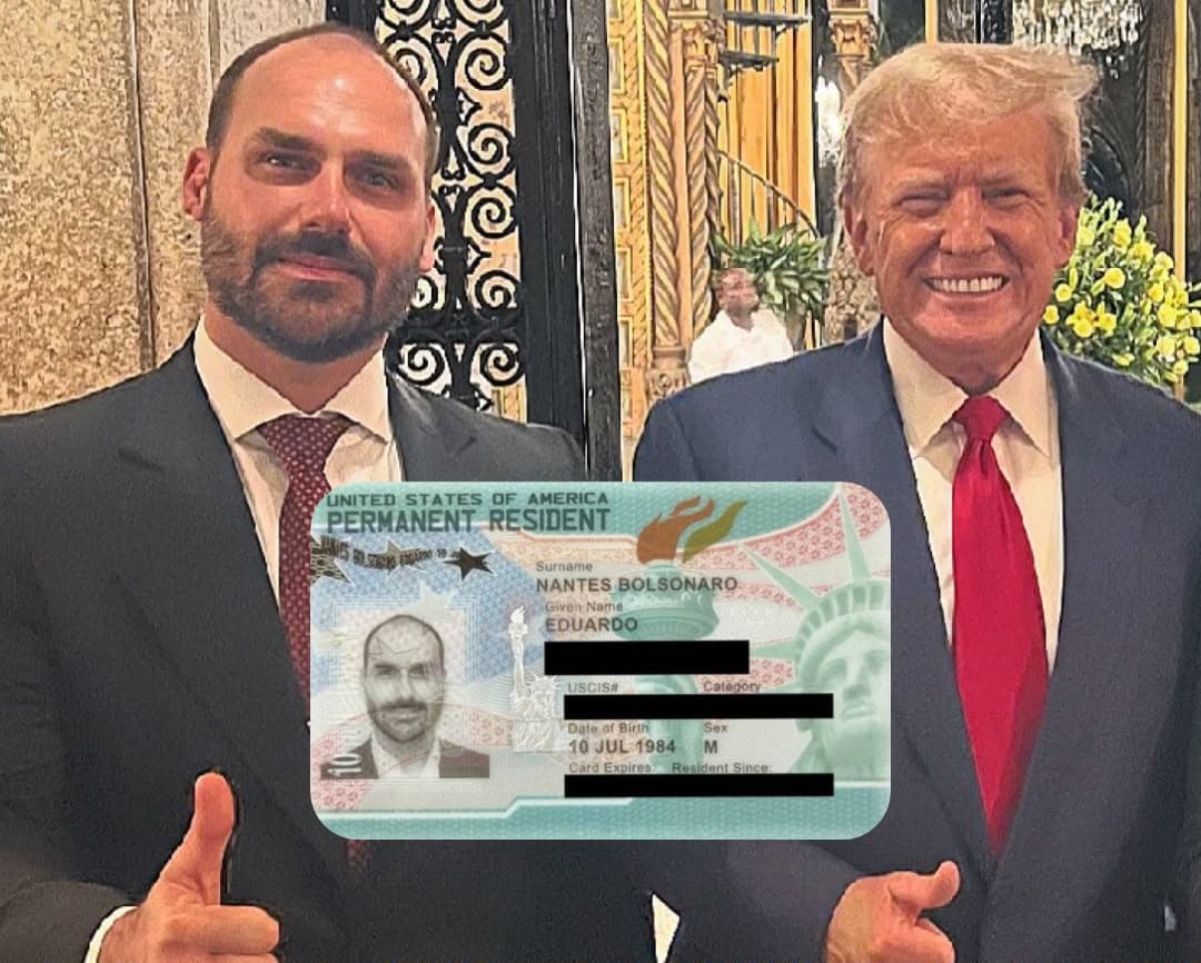 Blindado nos EUA? Eduardo Bolsonaro ganha green card após ser condenado pelo STF