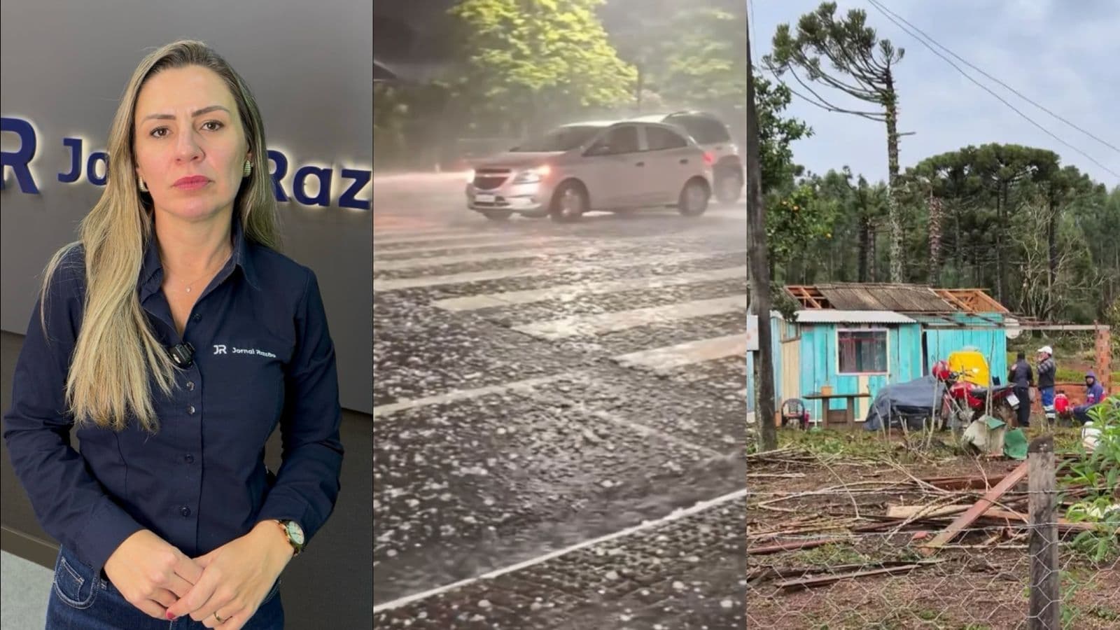 Confirmado tornado de 200 km/h no Paraná e Santa Catarina já sente os efeitos da mesma tempestade