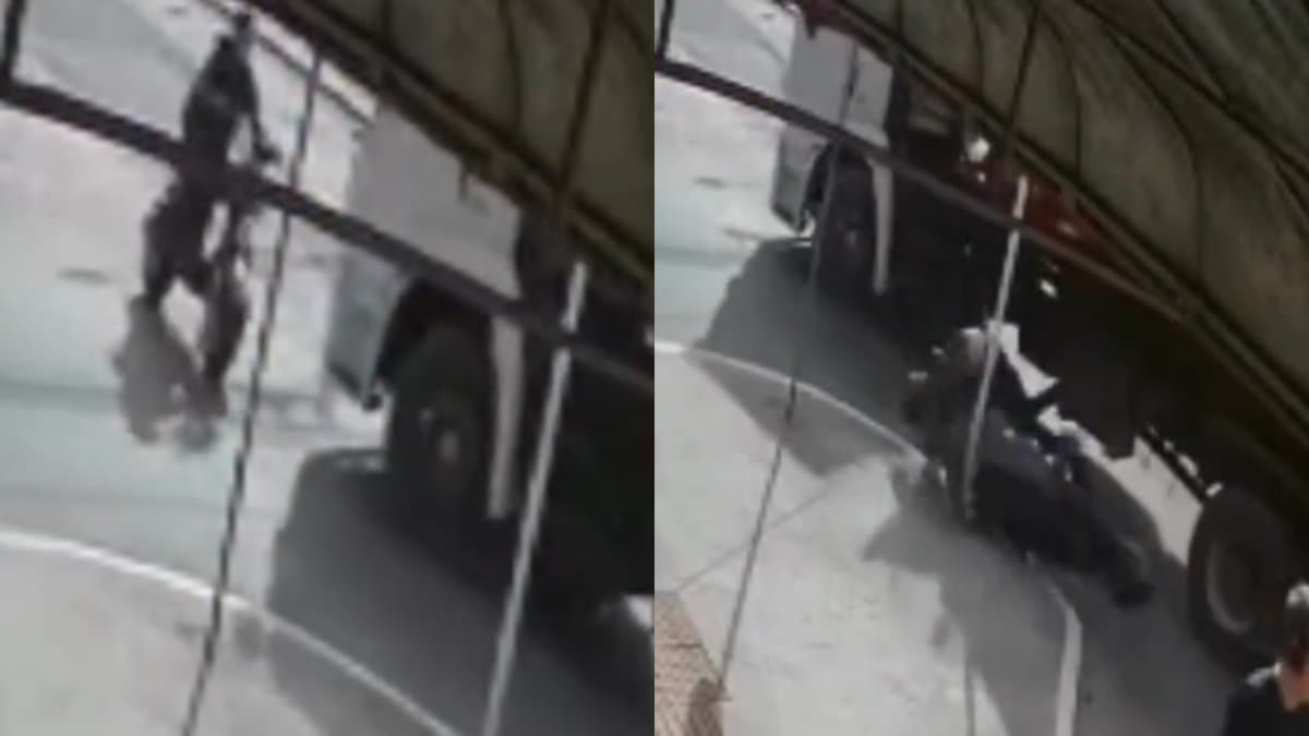 “A velocidade que eles andam é surreal”: vídeo de acidente com scooter elétrica viraliza em Navegantes