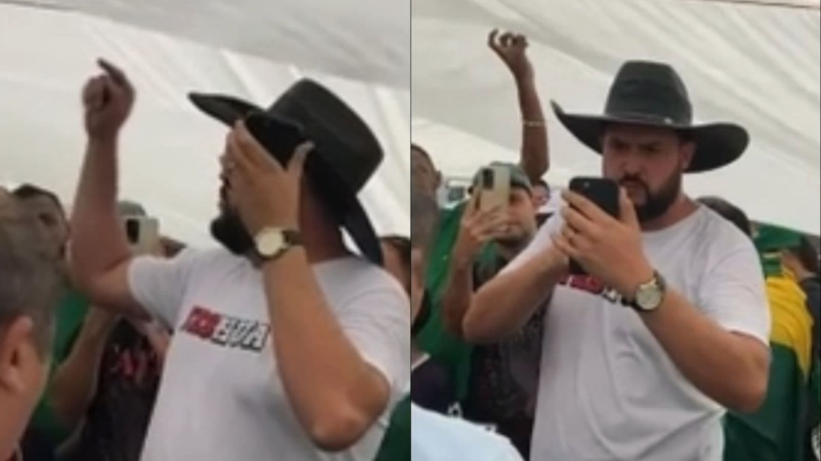 Zé Trovão, que agora acusa Bolsonaro de covardia, incitou manifestantes em 2022